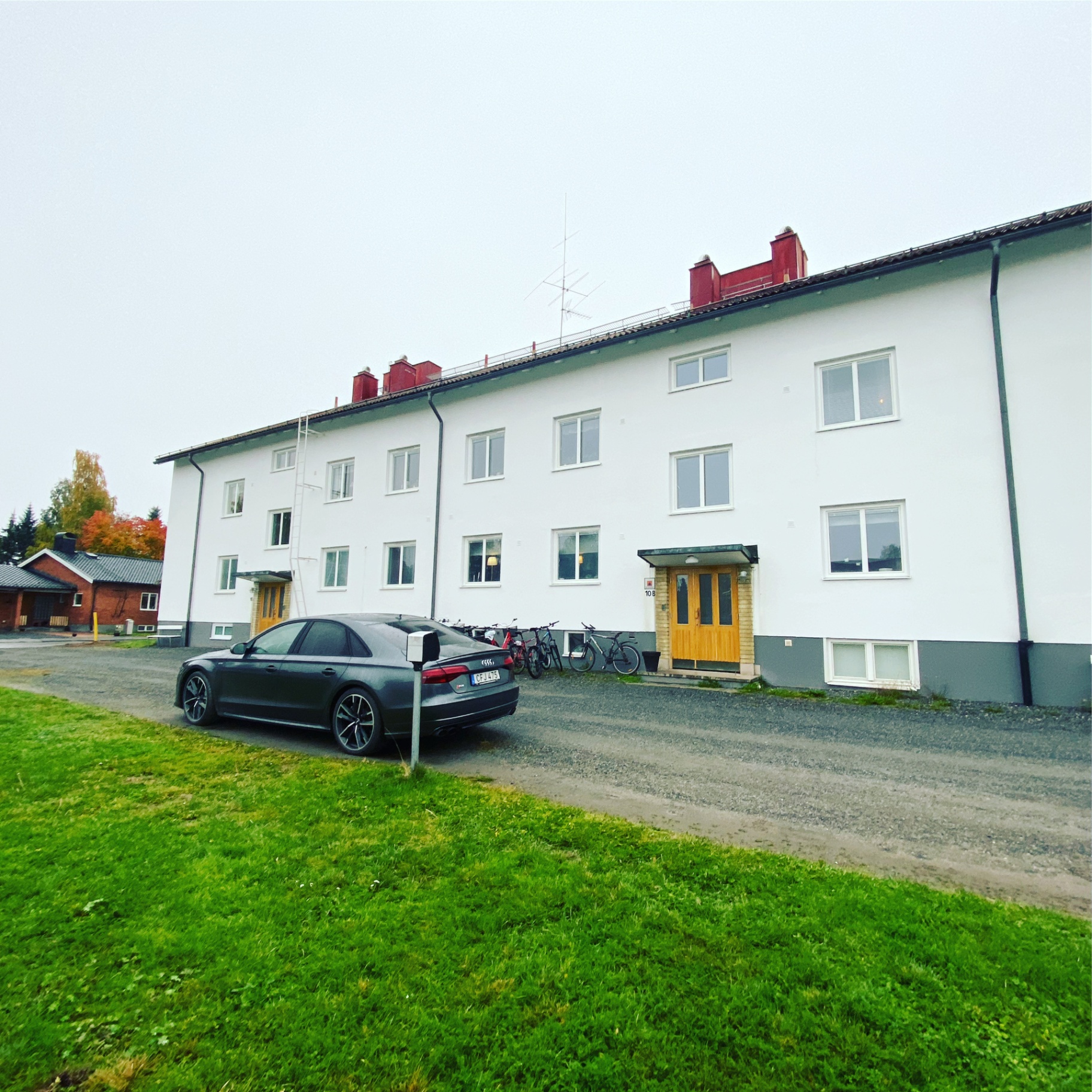 Fasaden på BRF Timmermannen